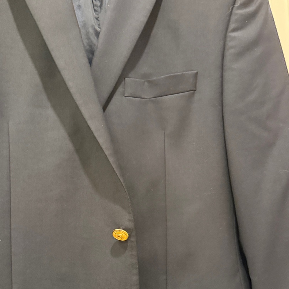 Ralph Lauren Navy Blazer with Gold Buttons - Picture 6 of 16